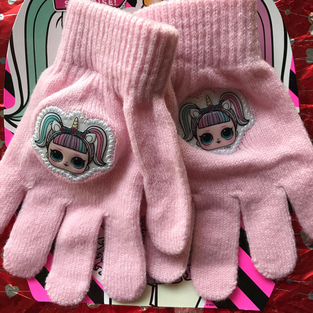 Takara Tomy(タカラトミー)の♡LOLサプライズ！手袋　子供用♡ ハンドメイドのキッズ/ベビー(外出用品)の商品写真