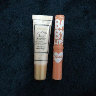 メイベリン(MAYBELLINE)のCANMAKE唇美容液、MAYBELLINEカラーリップ2点セット(リップケア/リップクリーム)