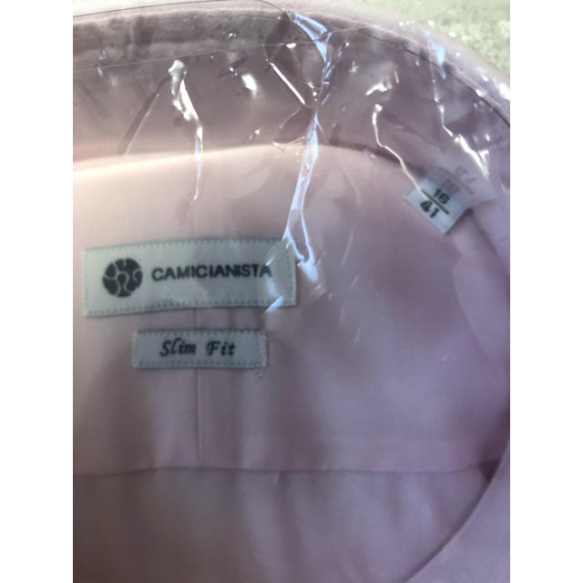 CAMICIANISTA(カミチャニスタ)のカミチャニスタ　ナチュラルストレッチ×ホリゾンタルカラー　ピンク　サイズ41 メンズのトップス(シャツ)の商品写真