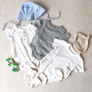 ベビーギャップ(babyGAP)のGAP ベビーウェア&帽子&靴下&ミトンセット(ロンパース)