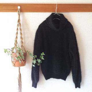 フラワー(flower)のhighneck mohair knit(ニット/セーター)