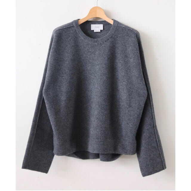 yoke19AW 7Gアルパカニット　グレーSサイズ　タグ付き美品 メンズのトップス(ニット/セーター)の商品写真