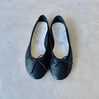 ショセ(chausser)の美品トラベルシューズバイショセ バレエシューズ 黒 37(バレエシューズ)