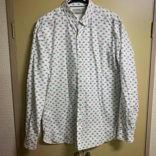 マンゴ(MANGO)の男性　メンズ　Yシャツ　MANGO マンゴ　オシャレ　シャツ　美品　春　秋　夏(シャツ)