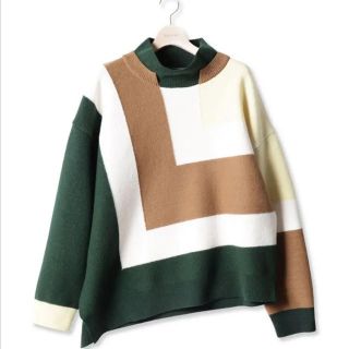 ステュディオス(STUDIOUS)のcullni 19aw カラーブロックニット(ニット/セーター)