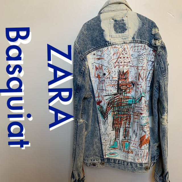 ZARA - ZARA バスキア デニム ジャケットJean-Michel Basquiatの通販 