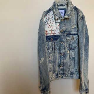 ZARA - ZARA バスキア デニム ジャケットJean-Michel Basquiatの通販