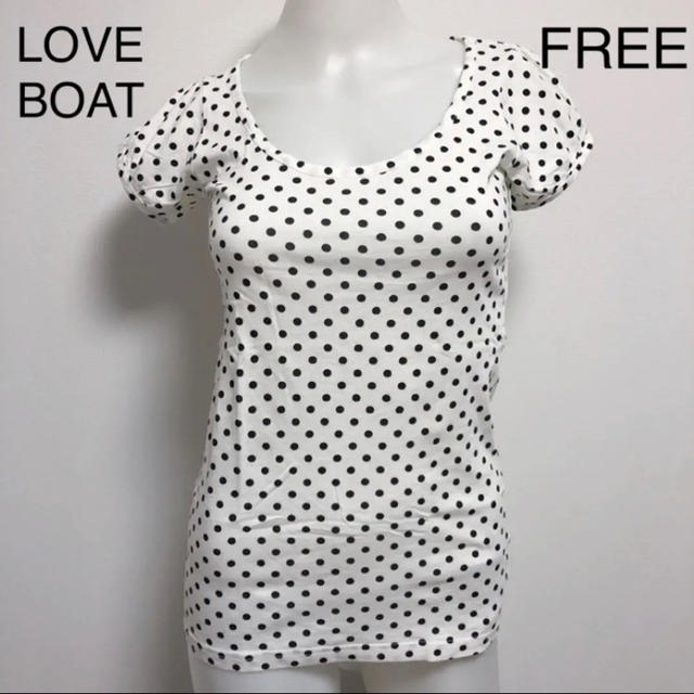 LOVE BOAT(ラブボート)のドットTシャツ レディースのトップス(Tシャツ(半袖/袖なし))の商品写真