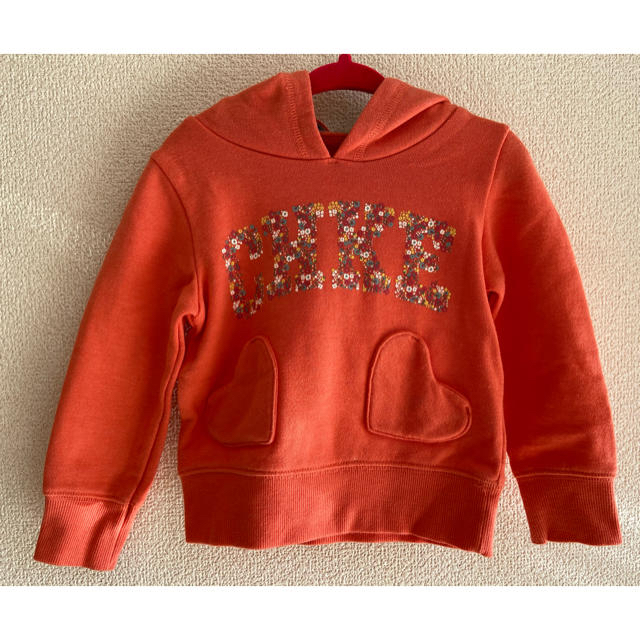 90㎝フードパーカー キッズ/ベビー/マタニティのキッズ服女の子用(90cm~)(ジャケット/上着)の商品写真