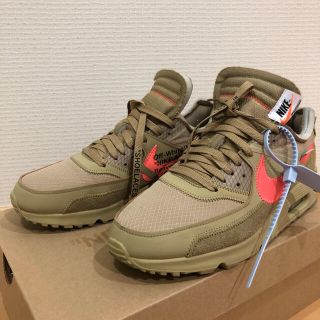 ナイキ(NIKE)のAir Max 90 OFF-WHITE Desert Ore 28cm(スニーカー)