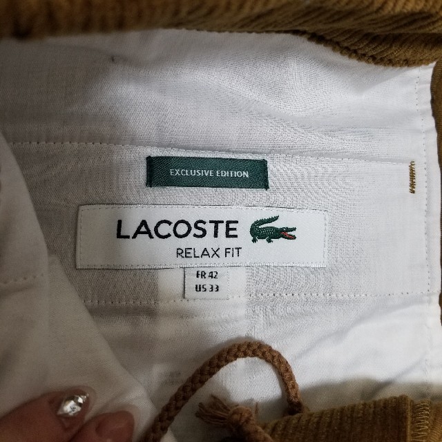 LACOSTE(ラコステ)のLACOSTE×BEAMS　コラボパンツ メンズのパンツ(デニム/ジーンズ)の商品写真