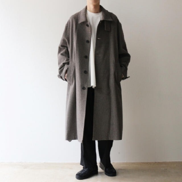 SUNSEA(サンシー)のstein 19AW OVERSLEEVE INVESGATED C メンズのジャケット/アウター(ステンカラーコート)の商品写真