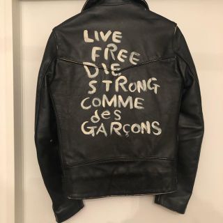 コム デ ギャルソン(COMME des GARCONS) 三代目 ライダースジャケット