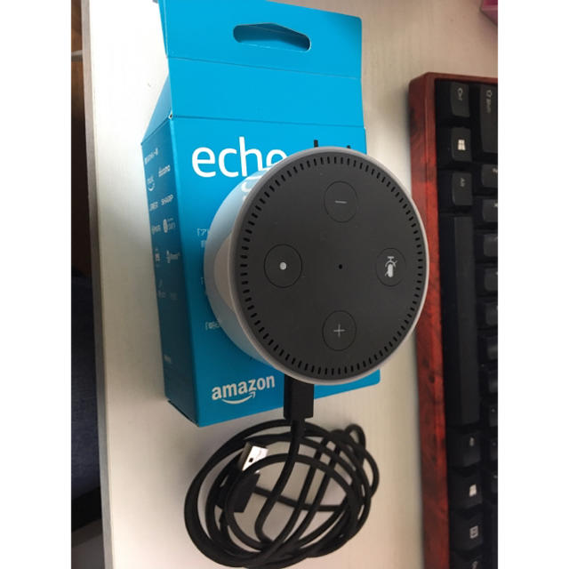 ECHO(エコー)のEcho Dot 第2世代 スマホ/家電/カメラのオーディオ機器(スピーカー)の商品写真