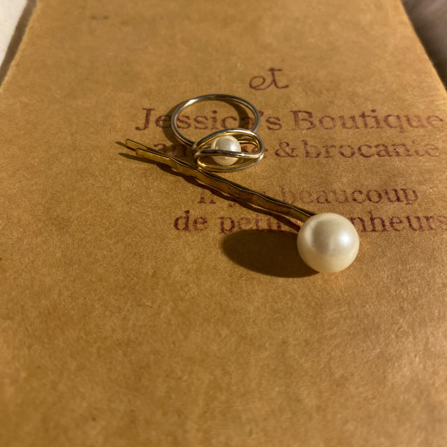 Grimoire(グリモワール)のvintage  perl ring（and hair pin） レディースのアクセサリー(リング(指輪))の商品写真