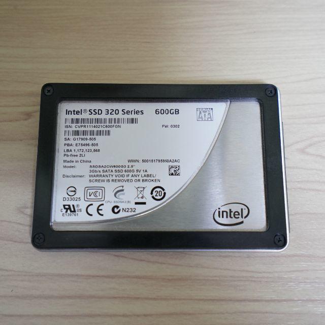 インテル 320 Series SSDSA2CW600G310 SSD 1