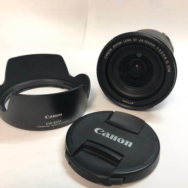 Canon EF24-105 F3.5-5.6 IS STM 【フード付き】カメラ