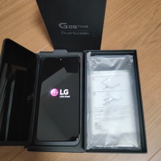 エルジーエレクトロニクス(LG Electronics)の【美品】 LG G8X ThinQ 一括購入 SIMロック解除済(スマートフォン本体)