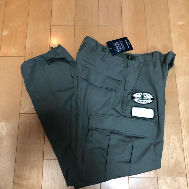 STABRIDGE スタブリッジ カーゴパンツ カーキ S アパートメント