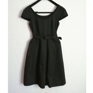 ジルスチュアート(JILLSTUART)の〘 最終値下げ〙ジルスチュアート ブラックワンピース （size 0）(ひざ丈ワンピース)