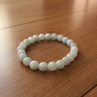心の安定が欲しい方/糸魚川翡翠/ゴム色変更可能❇️天然石ブレスレット❇️送料無料(ブレスレット/バングル)