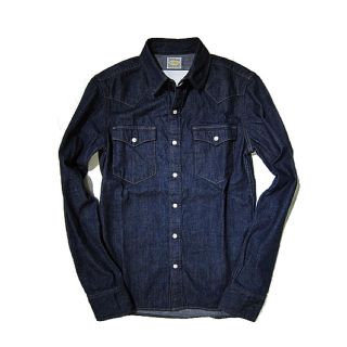 ダブルジェーケー(wjk)のwjk  DENIMEコラボデニムシャツ　レア品(シャツ)