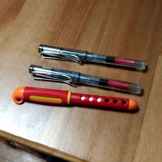 ラミー(LAMY)のＬＡＭＹ safari EFとB二本とファーバーカステル　万年筆セット(ペン/マーカー)