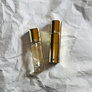 ゲラン(GUERLAIN)の【セット】ゲランロールエッセンスエクラ新品&パリュールゴールドフルイド01使用品(化粧下地)