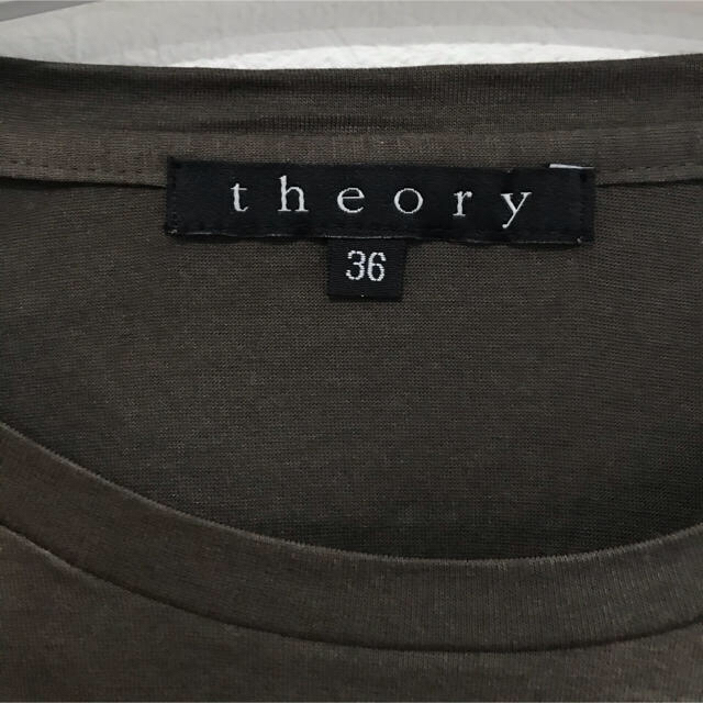 theory(セオリー)のセオリー theory ロングTシャツ 長袖【カーキ×無地】 メンズのトップス(Tシャツ/カットソー(七分/長袖))の商品写真