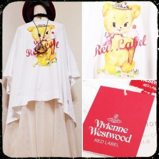 ヴィヴィアンウエストウッド(Vivienne Westwood)の新品・クリーピーベア・オーバーサイズTシャツ(Tシャツ(長袖/七分))