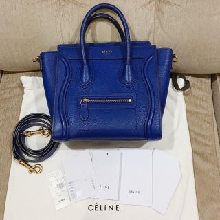 セリーヌ(celine)の「専用」celine ラゲージ ナノ インディゴ(ショルダーバッグ)