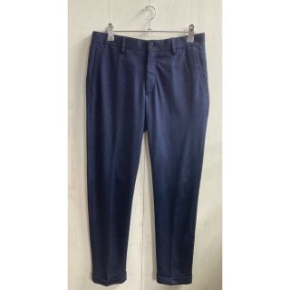 ザラ(ZARA)のZARA ネイビー　スラックス（29インチ）(スラックス)