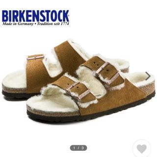 ビルケンシュトック(BIRKENSTOCK)のBirkenstockファー サンダル(サンダル)