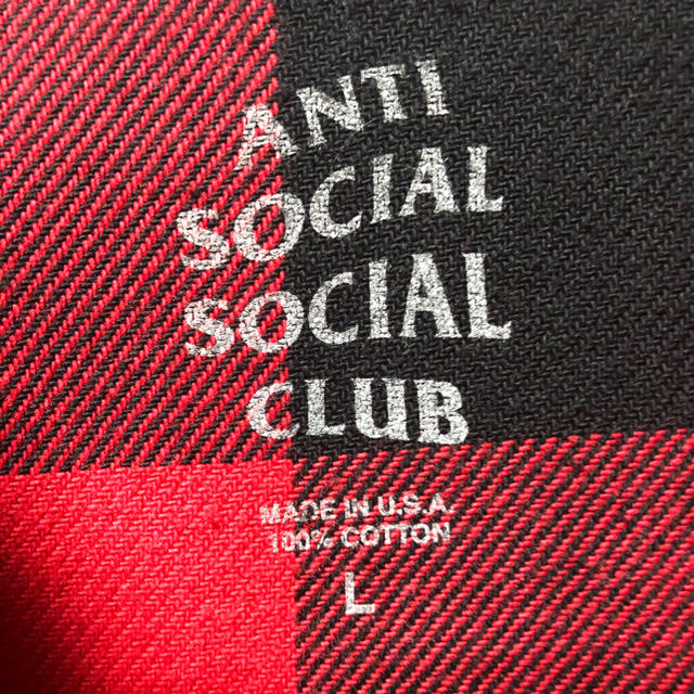 anti social social club ネルシャツ メンズのトップス(シャツ)の商品写真