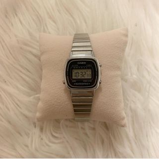 カシオ(CASIO)のCASIO  LA-670WA-1JF シルバー(腕時計)