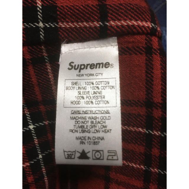 SUPREME Hooded Chore Coat アーチロゴ　デニムジャケット