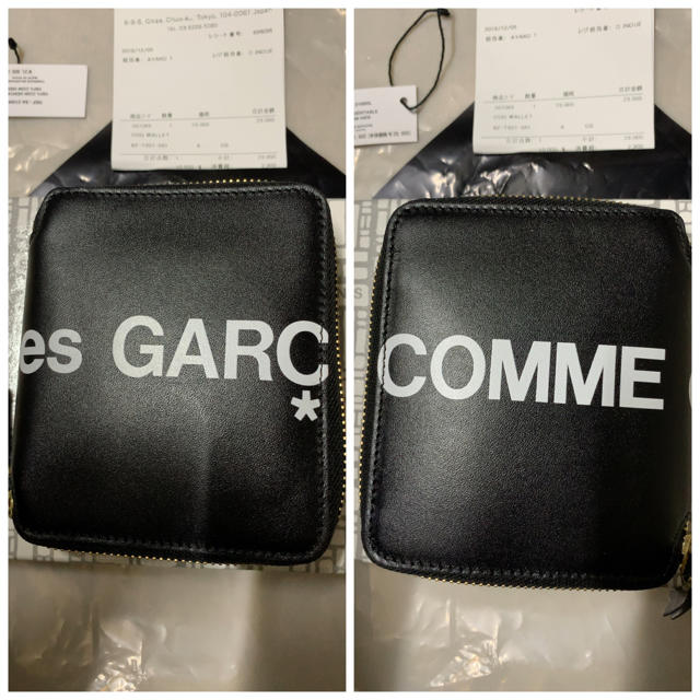 COMME des GARCONS(コムデギャルソン)のコムデギャルソン　ラウンドファスナー　二つ折り財布 メンズのファッション小物(折り財布)の商品写真