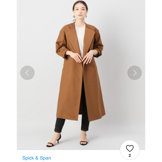 Spick & Span - Spick and Span スピックアンドスパン ノーカラー Spick & Span - Spick and Span スピックアンドスパン ノーカラー
