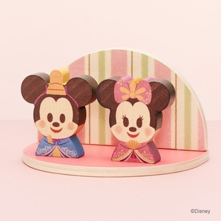 ディズニー(Disney)の未使用　kidea ひなまつり　雛人形　ディズニー　ミッキーミニー(積み木/ブロック)