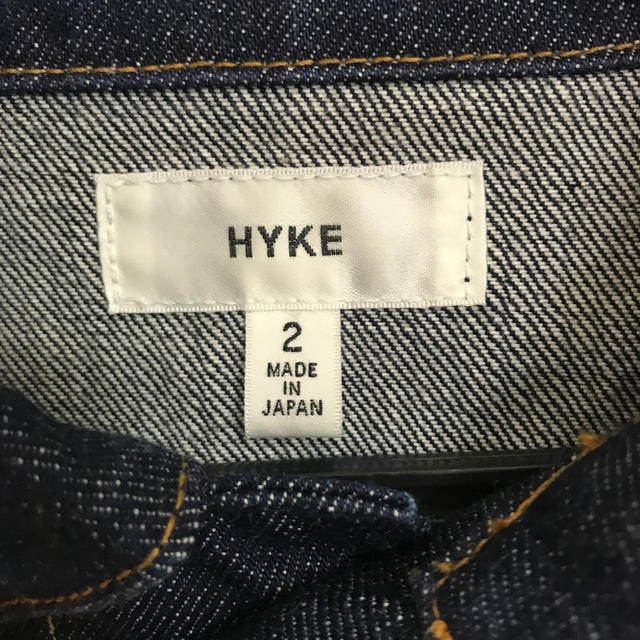 HYKE(ハイク)の　HYKE　DENIM JACKET TYPE3 レディースのジャケット/アウター(Gジャン/デニムジャケット)の商品写真