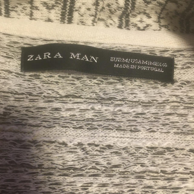 ZARA(ザラ)のZARA MAN ナバホ柄？スエットカーディガン  Mサイズ メンズのトップス(スウェット)の商品写真