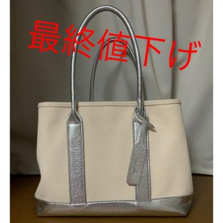 カシュカシュ(Cache Cache)の値下げ⭐︎美品⭐︎カシュカシュ(L) /トートバッグ／シルバー(トートバッグ)