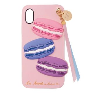 ラデュレ(LADUREE)の iPhoneXS･X 対応 スマホカバー ラデュレ マカロン･ローズ(iPhoneケース)