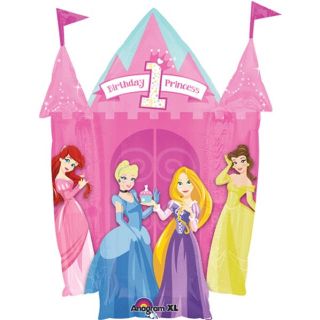 ディズニー(Disney)のDisneyプリンセス★1歳ガールバースデーバルーン　パッケージ付き(その他)