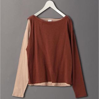 6 ROKU KASANE LONG SLEEVE TOPS/カットソー(カットソー(長袖/七分))