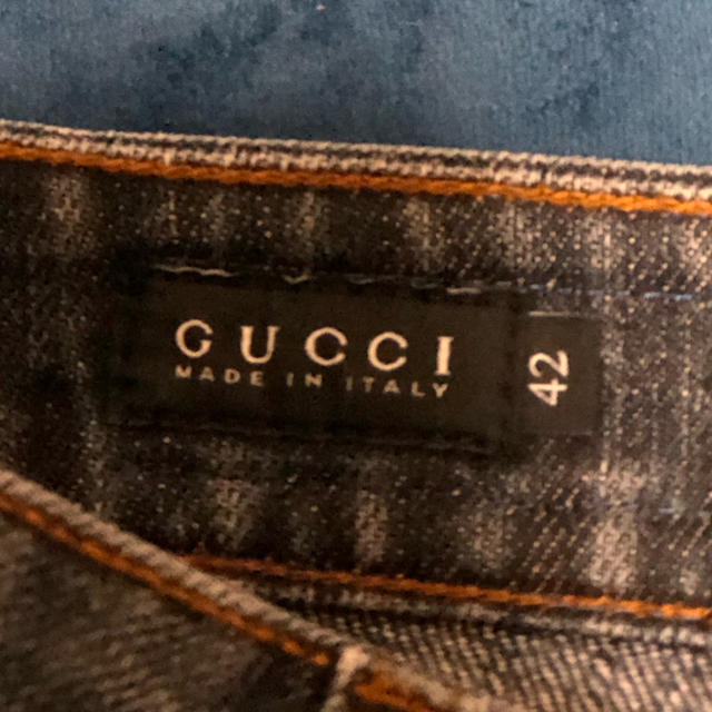 Gucci(グッチ)のGUCCI グッチ ジーンズ デニムハーフパンツ レディースのパンツ(デニム/ジーンズ)の商品写真