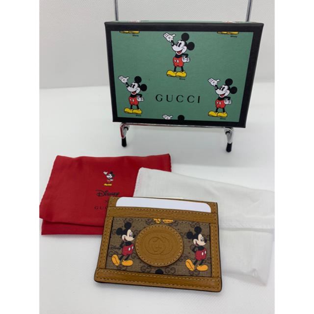 配送員設置 グッチ ディズニー カードケース 新品未使用 正規品 gucci