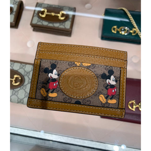 配送員設置 グッチ ディズニー カードケース 新品未使用 正規品 gucci