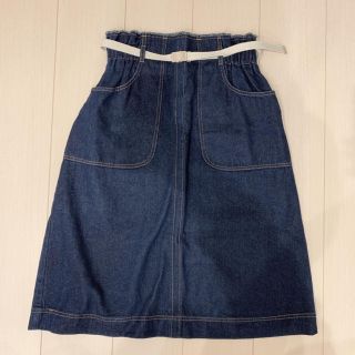 マジェスティックレゴン(MAJESTIC LEGON)のMAJESTIC LEGON デニムスカート(ひざ丈スカート)