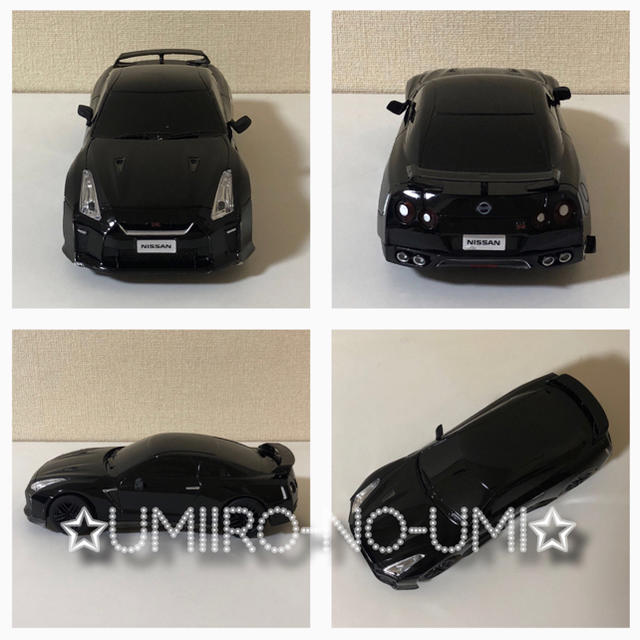 日産(ニッサン)のNISSAN GT-R ラジコン 日産 ニッサン GTR BLACK 黒ver. エンタメ/ホビーのおもちゃ/ぬいぐるみ(ホビーラジコン)の商品写真